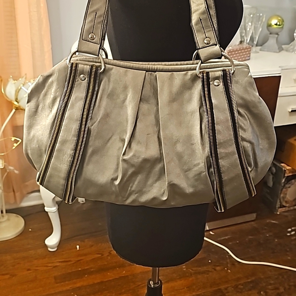 NINE & CO., Gray Satchel
